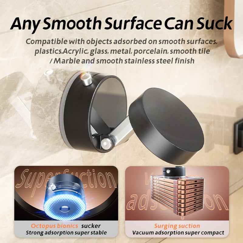 Magnetic Vacuum Phone Holder – 2-in-1 Compact & Foldable Mount