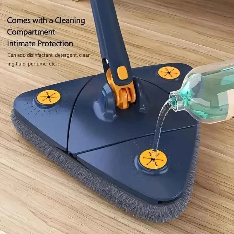 Slidable Automatic Wringing Mop – Hands-Free Squeeze Cleaning