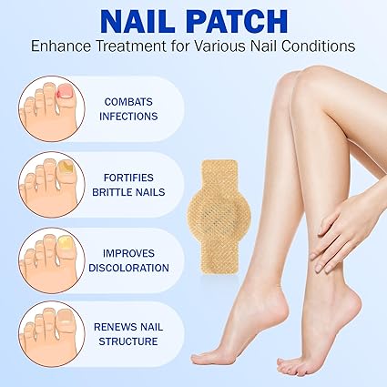 21 PCS Antifungal Nail Treatment Patches | Advanced Nail Repair for Damaged, Cracked & Discolored Nails - The Huntx Finds