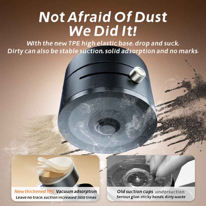 Magnetic Vacuum Phone Holder – 2-in-1 Compact & Foldable Mount