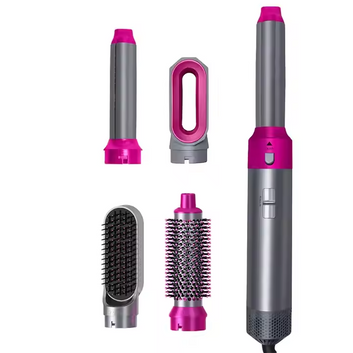5-in-1 Hair Dryer Styler Brush for Effortless Styling and Shine