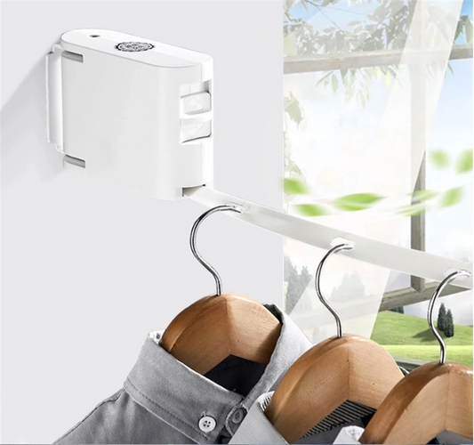Wall Mounted Retractable Clothesline