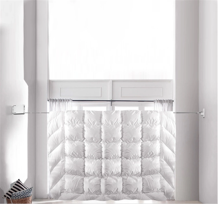 Wall Mounted Retractable Clothesline - The Huntx Finds