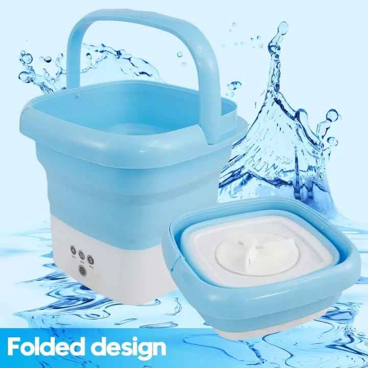 Silicone Mini Foldable Washing Machine