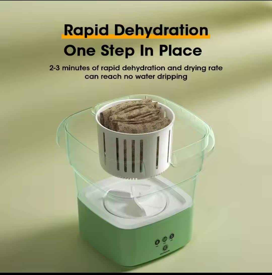 Silicone Mini Foldable Washing Machine