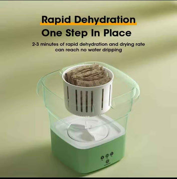 Silicone Mini Foldable Washing Machine