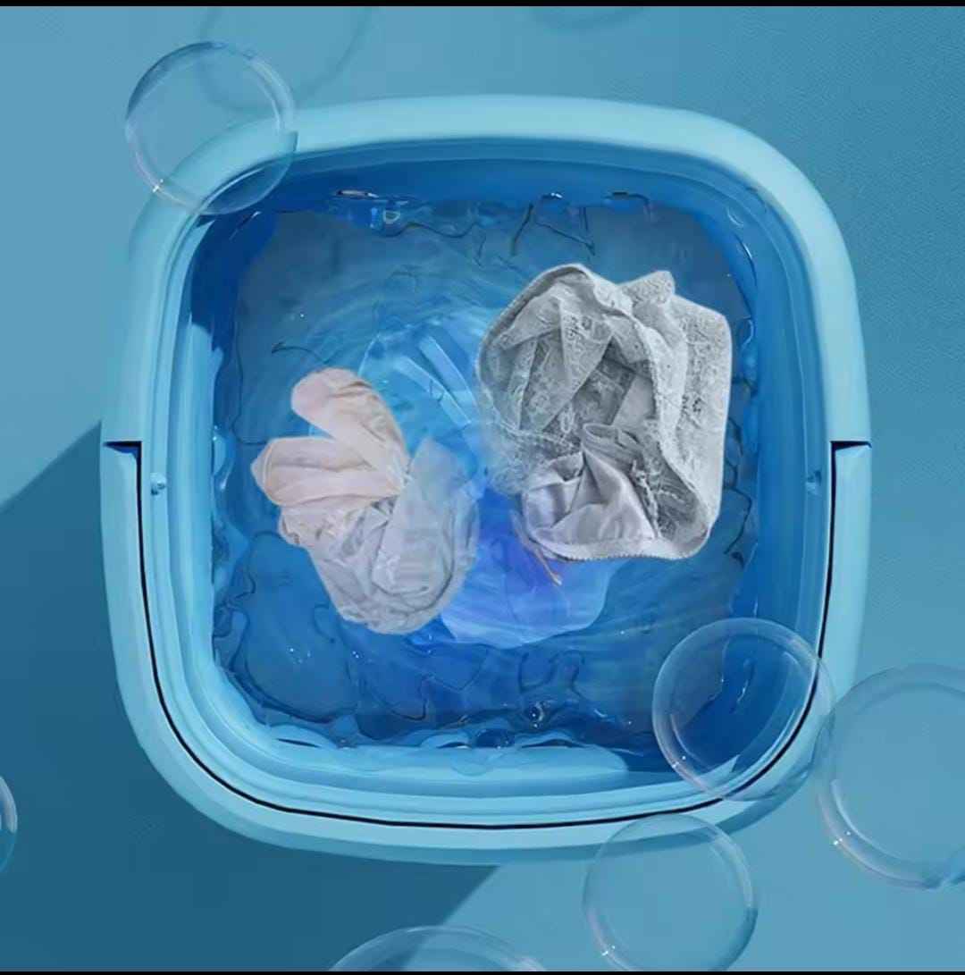 Silicone Mini Foldable Washing Machine