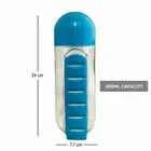 600ml Drinking Water Bottle 7 Days Pill Box Reusable Organiser