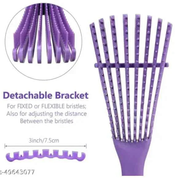 5 Elite HAIR BRUSH & COMB Set-Afro 3a To 4c, Straight, Curly, Frizzy, Kinky Hair