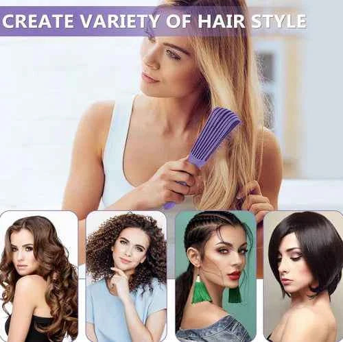 5 Elite HAIR BRUSH & COMB Set-Afro 3a To 4c, Straight, Curly, Frizzy, Kinky Hair