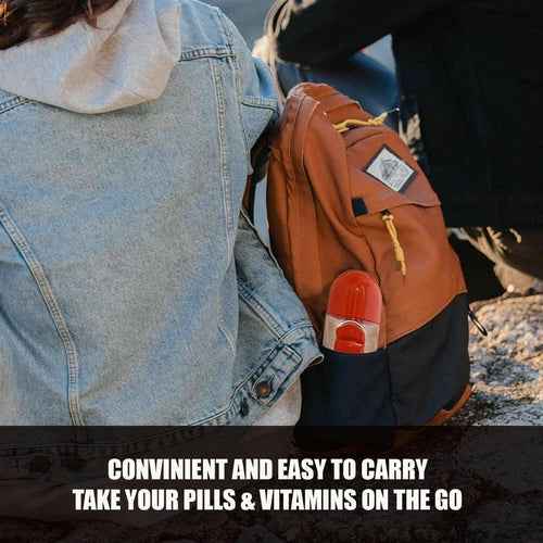 600ml Drinking Water Bottle 7 Days Pill Box Reusable Organiser