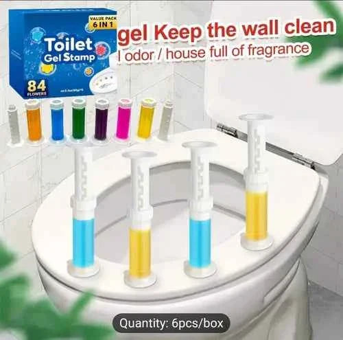 Toilet Cleaner Gel Stamp84 Stamps toilet freshener, Deodorant & cleaner 6 in 1,