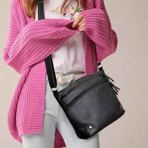 Ladies Handbag Totes Bag Soft Leather Women Cross body