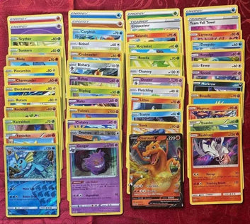 POKEMON CARDS BUNDLE V or VMAX ULTRA RARE FULL HOLO CARD + HOLO SHINY CARDS