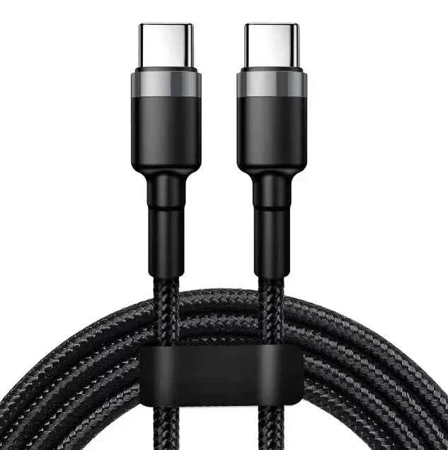 USB C To USB C Fast Charger PD 120W Dual Type C Charging Data Sync USB Cable