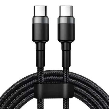 USB C To USB C Fast Charger PD 120W Dual Type C Charging Data Sync USB Cable