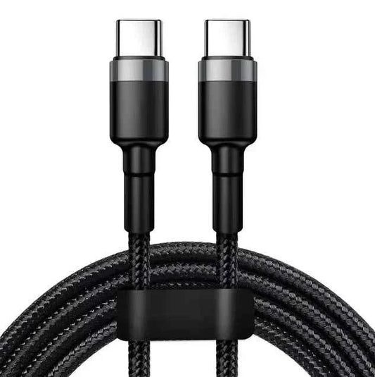 USB C To USB C Fast Charger PD 120W Dual Type C Charging Data Sync USB Cable